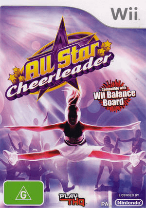 All Star Cheerleader box art for Wii